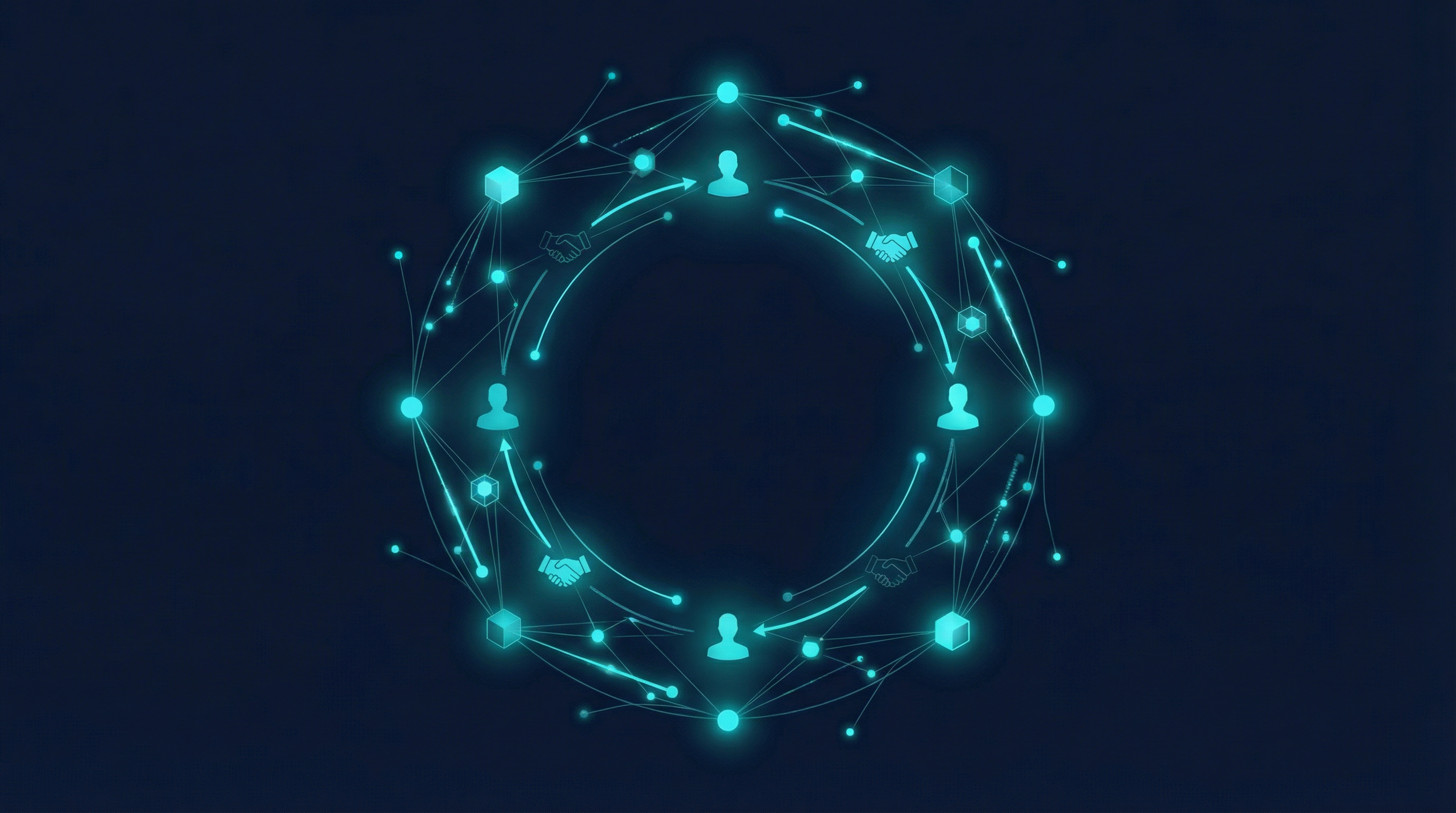 A network of clients happily referring new business, creating a powerful, automated sales force for a bookkeeping practice